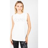 Silvian Heach - Sleeveless Top - Wit - Dames - Katoen