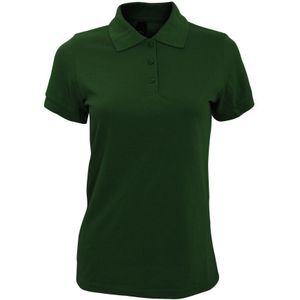 SOLS Dames/dames Prime Pique Polo Shirt (Fles groen)