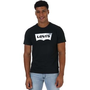 Levi's - Original Housemark - T-shirt - Zwart