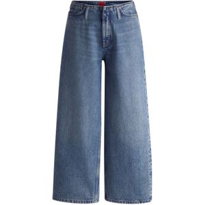 Hugo Dames/Dames Gitane Relaxed Fit Jeans (Blauw)