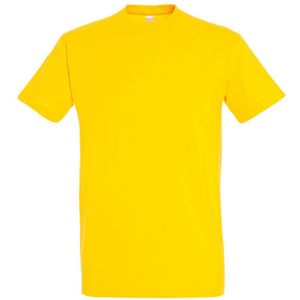 SOLS Heren Keizerlijke Zwaargewicht T-Shirt Met Korte Mouwen (Goud) - Maat XS