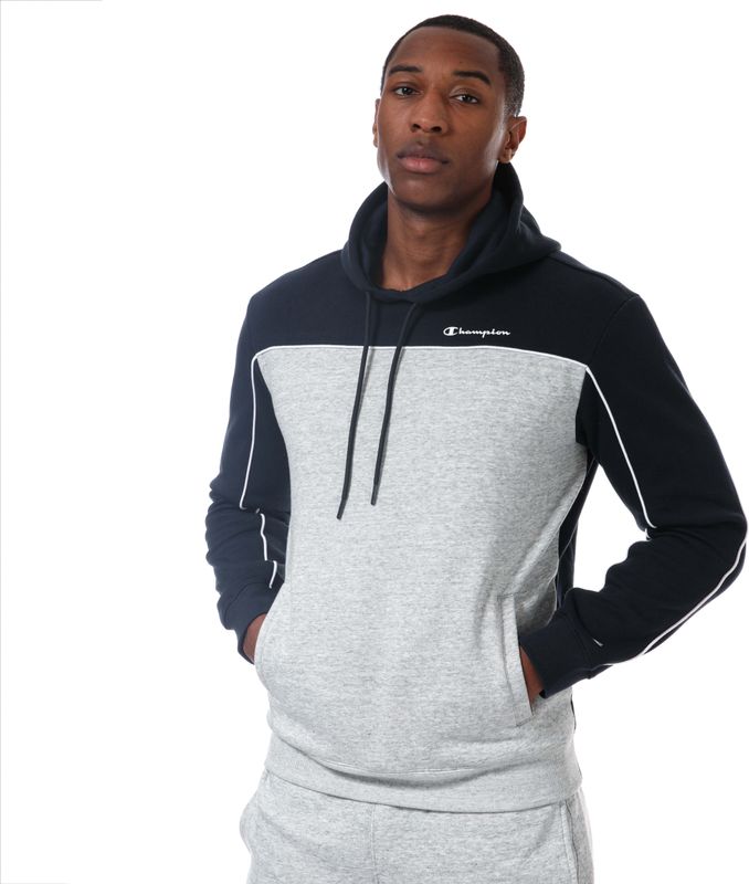 Champion - Heren Hoodie - Marineblauw - Fleece Voering - Gevoerde Capuchon