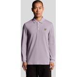 Lyle & Scott - Longsleeve Polo - Lila - Heren