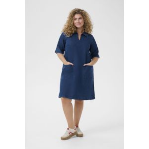 Denim Jurk A-shape blue