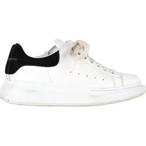 Alexander McQueen Oversized Sneakers in Witte Leren