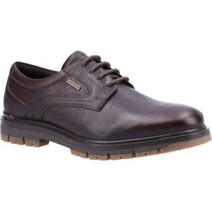 Hush Puppies Heren Parker Leren Oxford Schoenen (Bruin) - Maat 39