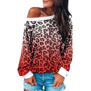 Leopardprint Ombre Trui