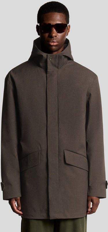 Lyle & Scott waterdichte regenjas - grijs