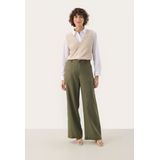 Part Two - Wijde Broek - Kalamata - Grijs - 100% Linnen