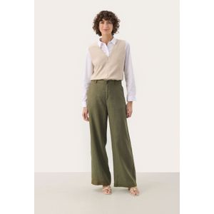 Part Two - Wijde Broek - Kalamata - Grijs - 100% Linnen