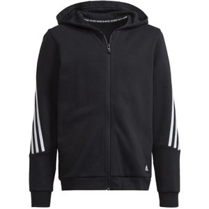 Adidas Original B Fi 3S Fz Zwart/Wh Sweatshirt