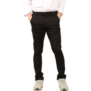 MYT - Slim Fit Chino Broek - Zwart