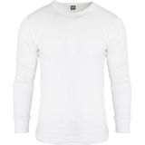 Floso Heren Thermisch Ondergoed Lange Mouwen T-Shirt Top (Standard Range) (Wit) - Maat S