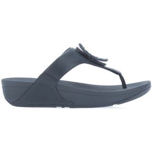 Fitflop Lulu Crystal-Circlet Toe-Post Sandals In Navy - Dames - Maat 38.5