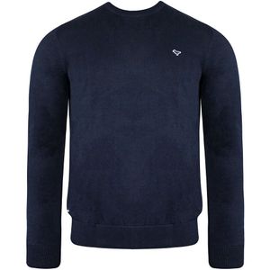 Weekend Offender - Napoli - Trui - Navy - Lange Mouw Crew Neck