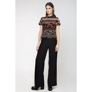 Top - Korte Mouwen - Winterprint - Polyester-Elastaan