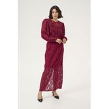 Kaffe - Blouse 'Lanice' - Robijnrood - Klassieke Blouse