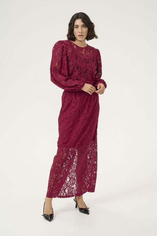 Kaffe - Blouse 'Lanice' - Robijnrood - Klassieke Blouse