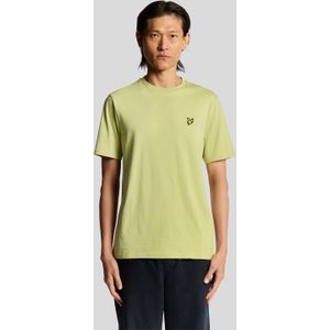 Lyle & Scott katoenen T-shirt met ronde hals - Geel