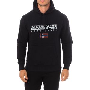 Napapijri - B-Ayas - Sweatshirt - Zwart - Lange Mouwen - Ronde Hals
