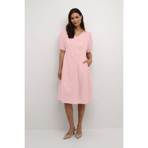 Culture - Abigail - Jurk - Onder de knie - Relaxte Pasvorm - Pofmouwen