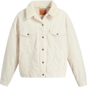 Levis Dames/Dames Sherpa Plus Truckerjack (Crème)