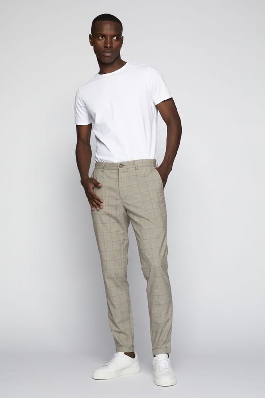 Casual Broek - Beige - Regular Fit