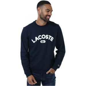 Lacoste Fleecesweatshirt Van Ongeborsteld Katoen Voor Heren, Marineblauw - Maat 6XL