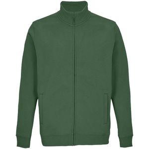 SOLS Unisex Cooper Sweat Jacket met volledige rits voor volwassenen (Fles groen)