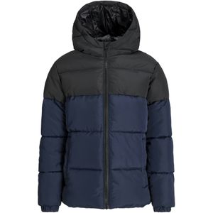 JACK&JONES - JJMAZE PUFFER HOOD MNI - Buitenjas - Jongens - Waterbestendig - Windbestendig