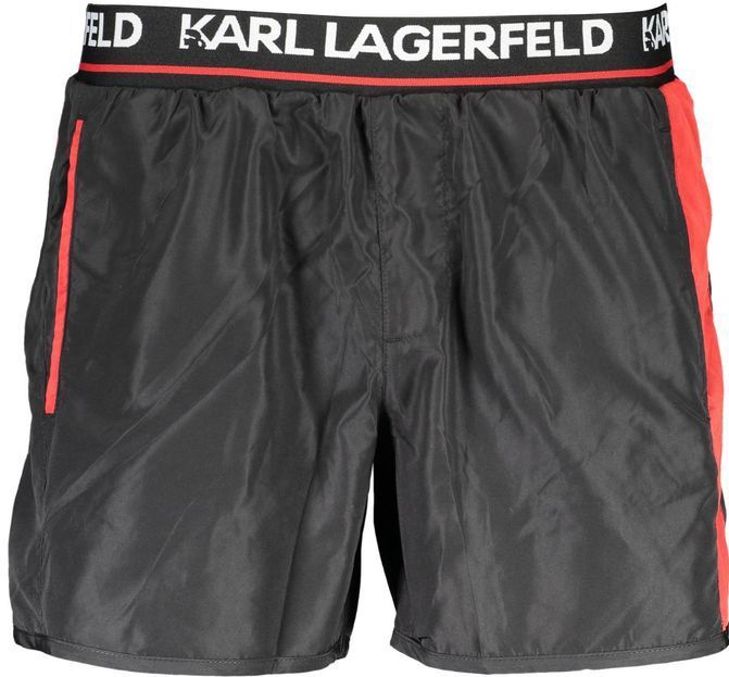 Zwemshorts met logo taille-detail