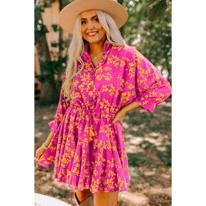 Bloemenprint Minijurk