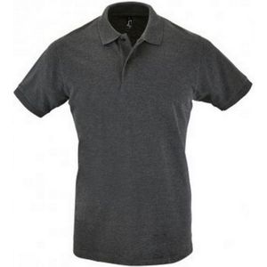 SOLS Heren Perfect Pique Korte Mouw Poloshirt (Houtskool Mergel) - Maat L