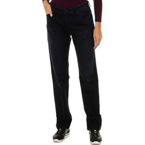 Dames lange recht gesneden denim broek 6Y5J15-5DWPZ