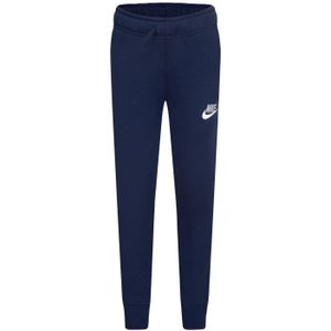 Nike Kinderen Club Fleece Ribgebreide Boord Joggingbroek (Marineblauw)