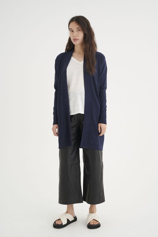 InWear, Dames, Truien, Blauw, Maat: L Viscose,