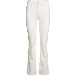 ESPRIT High Waist Bootcut Jeans Offwhite - Maat 33/34