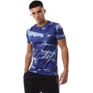 Heren Cruyff Drone T-shirt in blauw