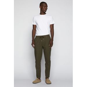 Casual Broek - Olive - Regular Fit - MAbarton
