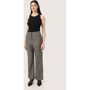 Pants Suiting Loose fit Grey Melange Suiting melange