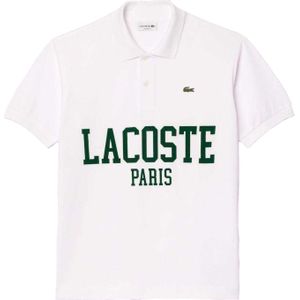 Lacoste Heren Pique Klassiek Poloshirt (Wit)