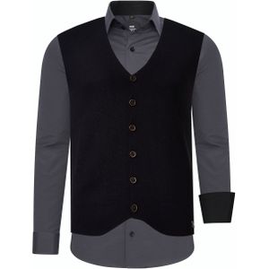 Shirt met vest set van 2