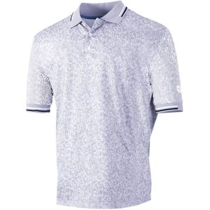 Island Green Heren Wild Flowers Golf Poloshirt (Lila/Lavendel)
