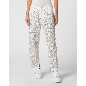 Philipp Plein - Jeans - Veelkleurig - Mom Fit - Katoen