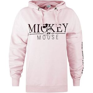 Disney Dames/dames Authentieke Mickey Mouse Hoodie (Lichtroze) - Maat L