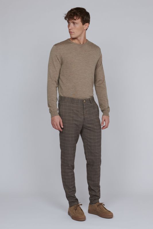 Casual Broek - Bruin - Regular Fit - Pantalons