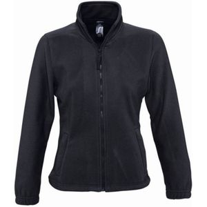 SOLS Dames/dames North Full Zip Fleece Jacket (Houtskool) - Maat S