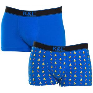 Pack-2 Ademende stoffen boxers met anatomische voorkant KL2004 heren