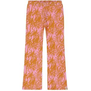 Tumble 'n Dry Mid flared broek Hipahipa met all over print roze/oranje