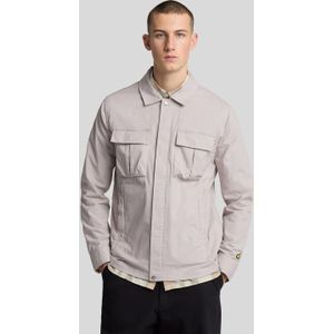 Lyle & Scott - Ripstop Overshirt - Lichtgrijs